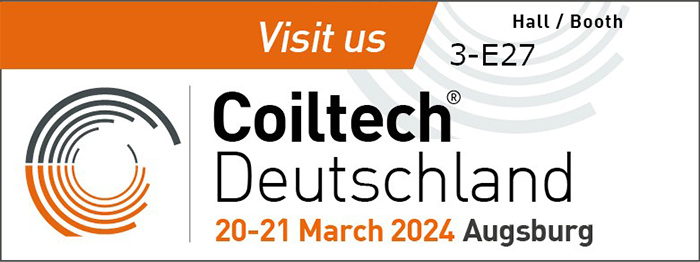 ドイツ（アウグスブルク）で開催されますCoiltech Deutschland 2024に出展します